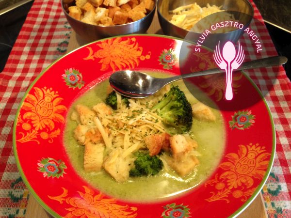 zöldséges brokkoli krémleves készitése